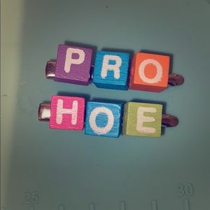 PRO HOE rainbow Hair clips
